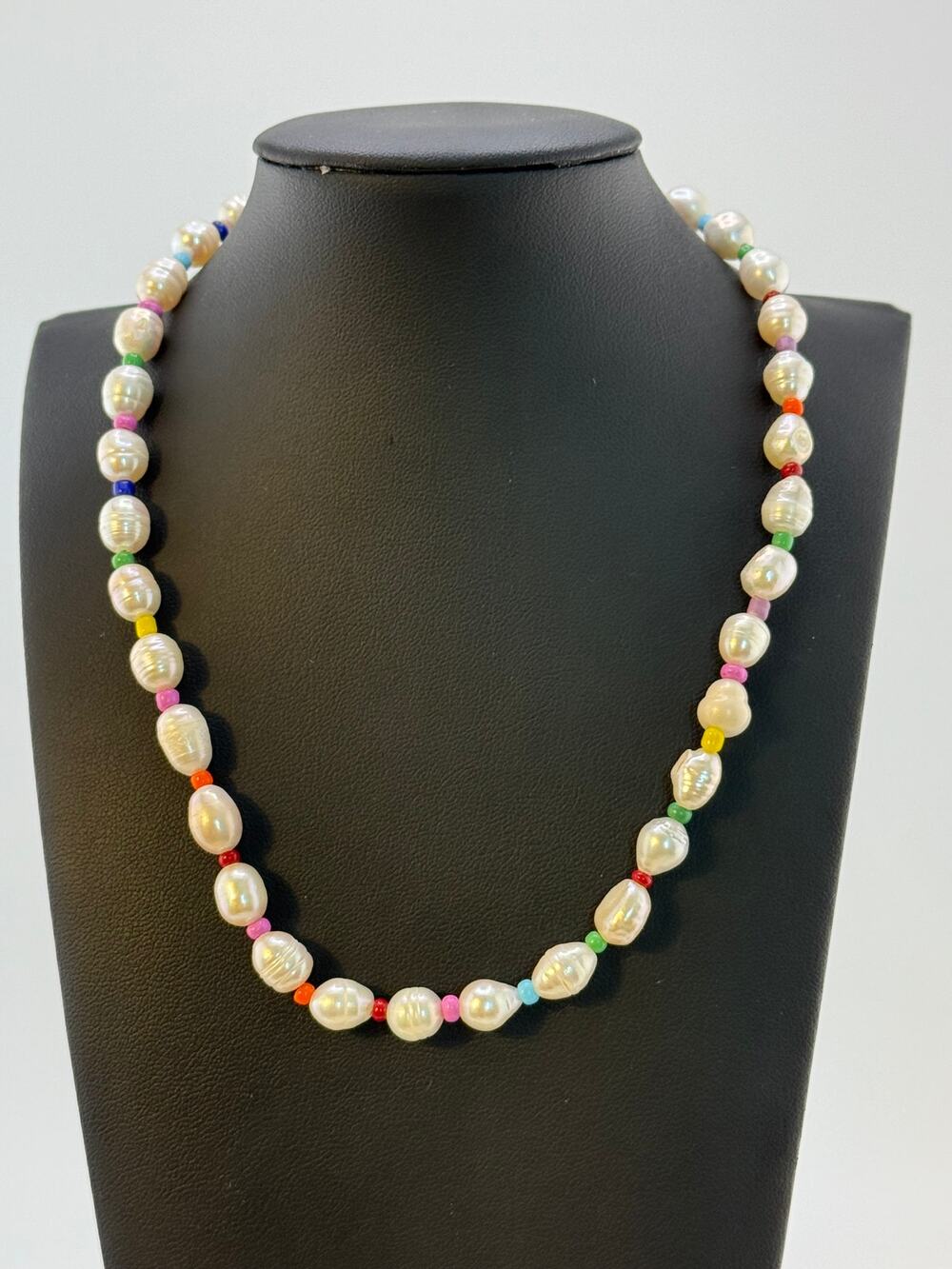 Namaste Handmade Pearl and Beads Necklace